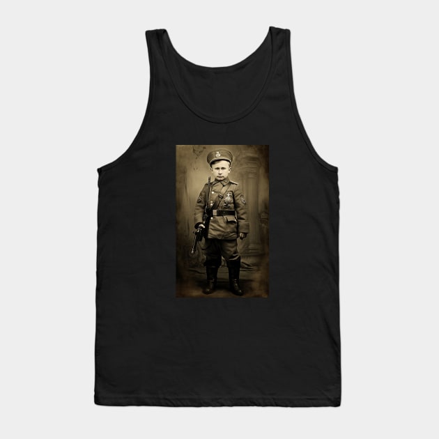 Warmonger child 3 Tank Top by obstinator